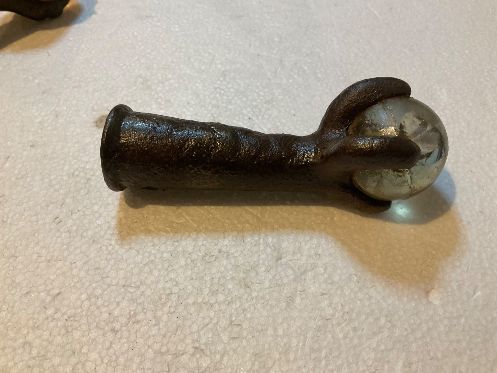Lot of 3 Mismatched Cast Iron Antique 4” Dragons Claw Furniture Feet. Lot 2 #5