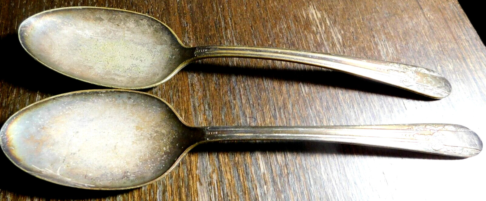 WM Rogers & Son~Silverware Original Extra Plate Silver Plated Oval 2 Tbsps.