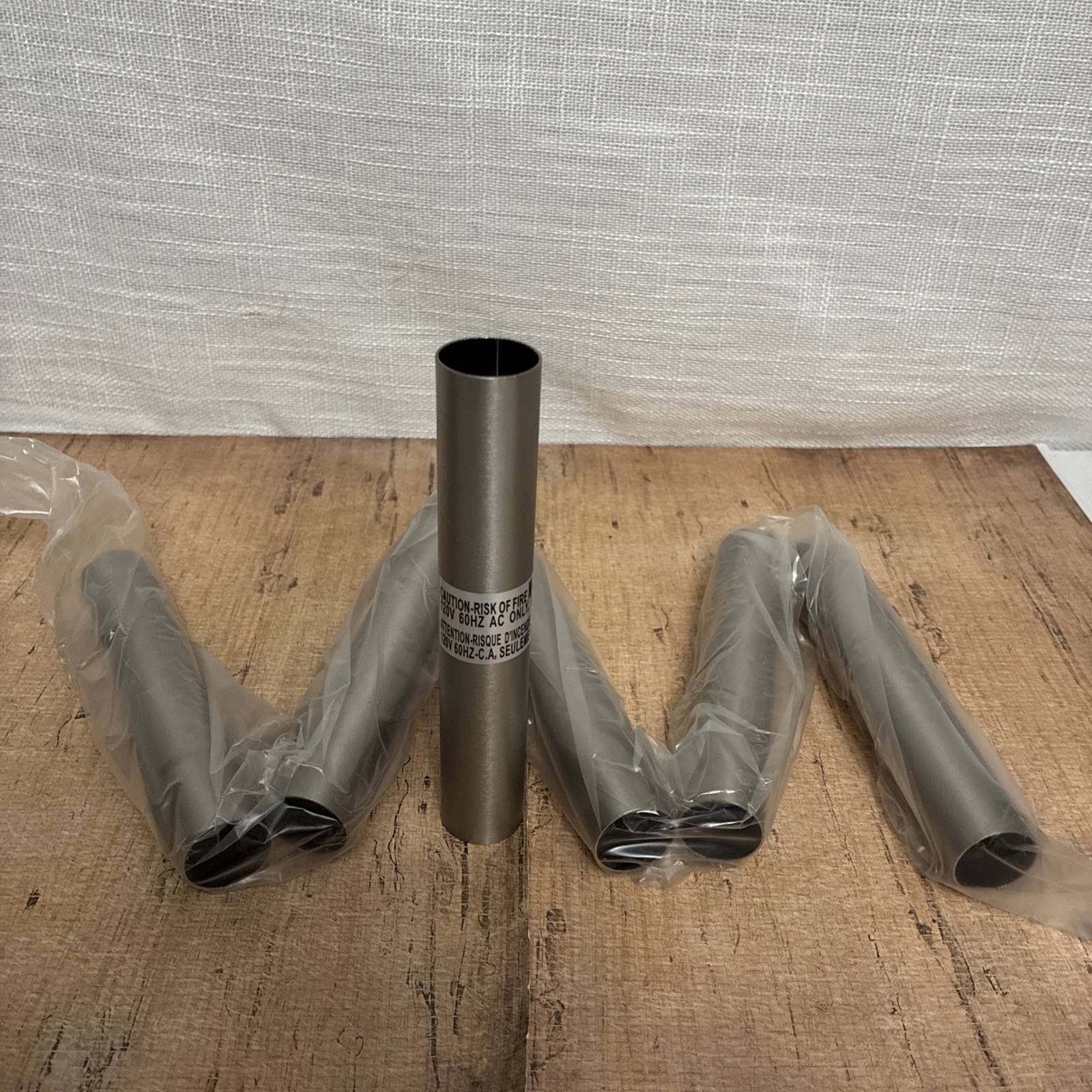Nickel Plated Candelabra Sleeve 5 1/4” Lot Of 6 New Without Box