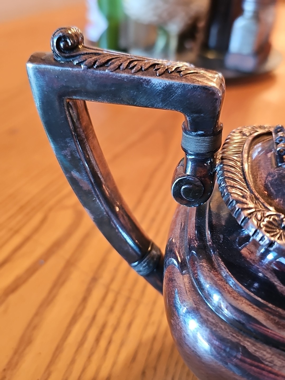 Wallace Bros. Silver Silverplate Teapot EPNS N6724 7