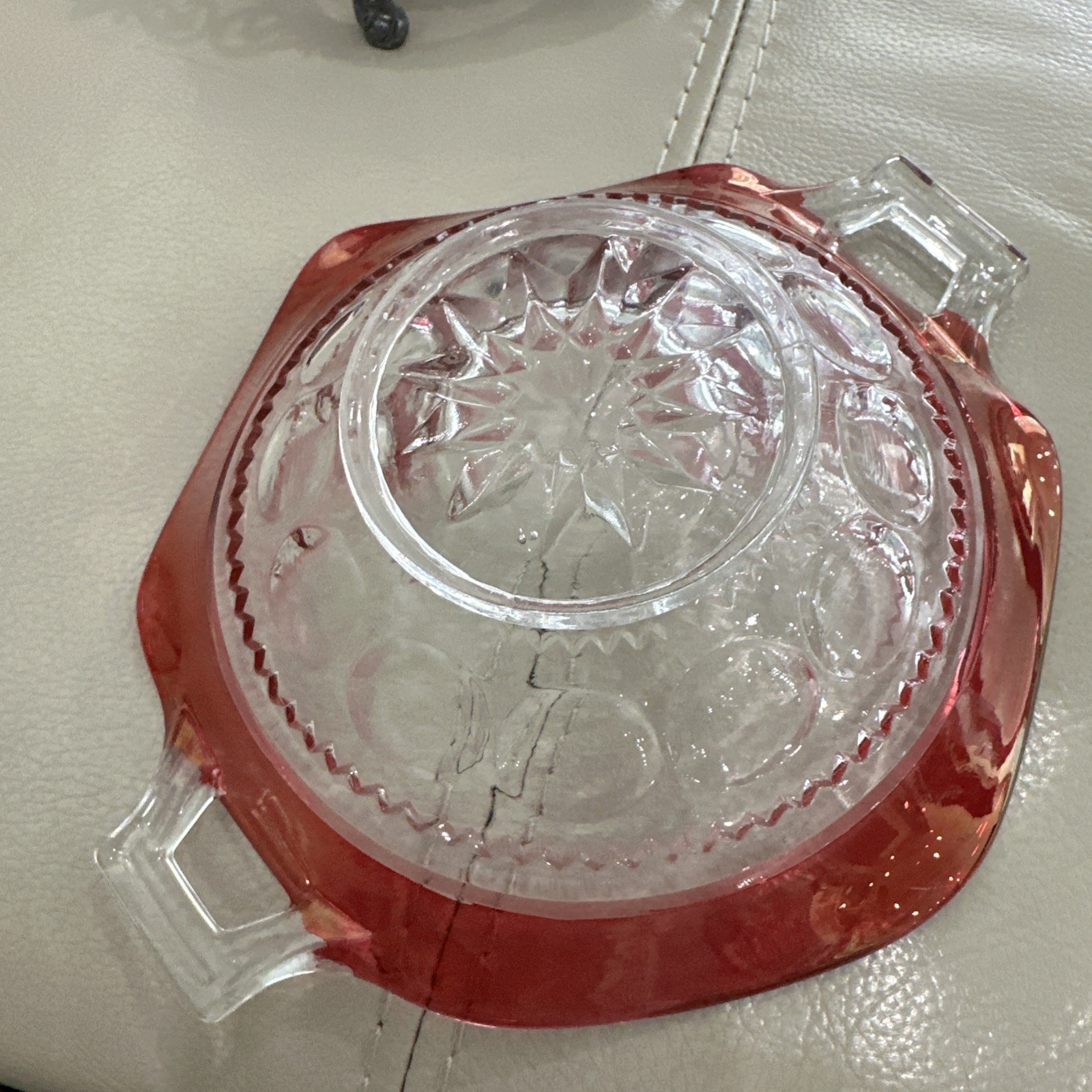 Antique Victorian Silverplate Brides Basket Stand w/ Cranberry Glass Bowl Ornate