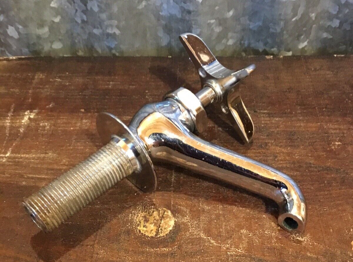 Vintage Sink Faucet Antique Pedestal Sink Hot or Cold 1950s 60s Central