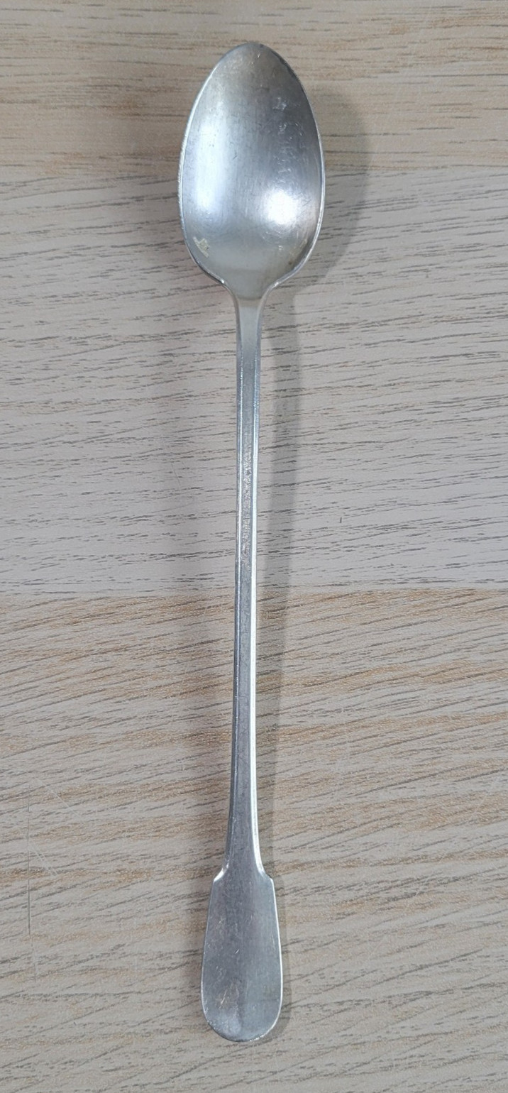 Christofle Cluny Silver Plated Iced Tea Spoon Flatware Set Dining Utensil