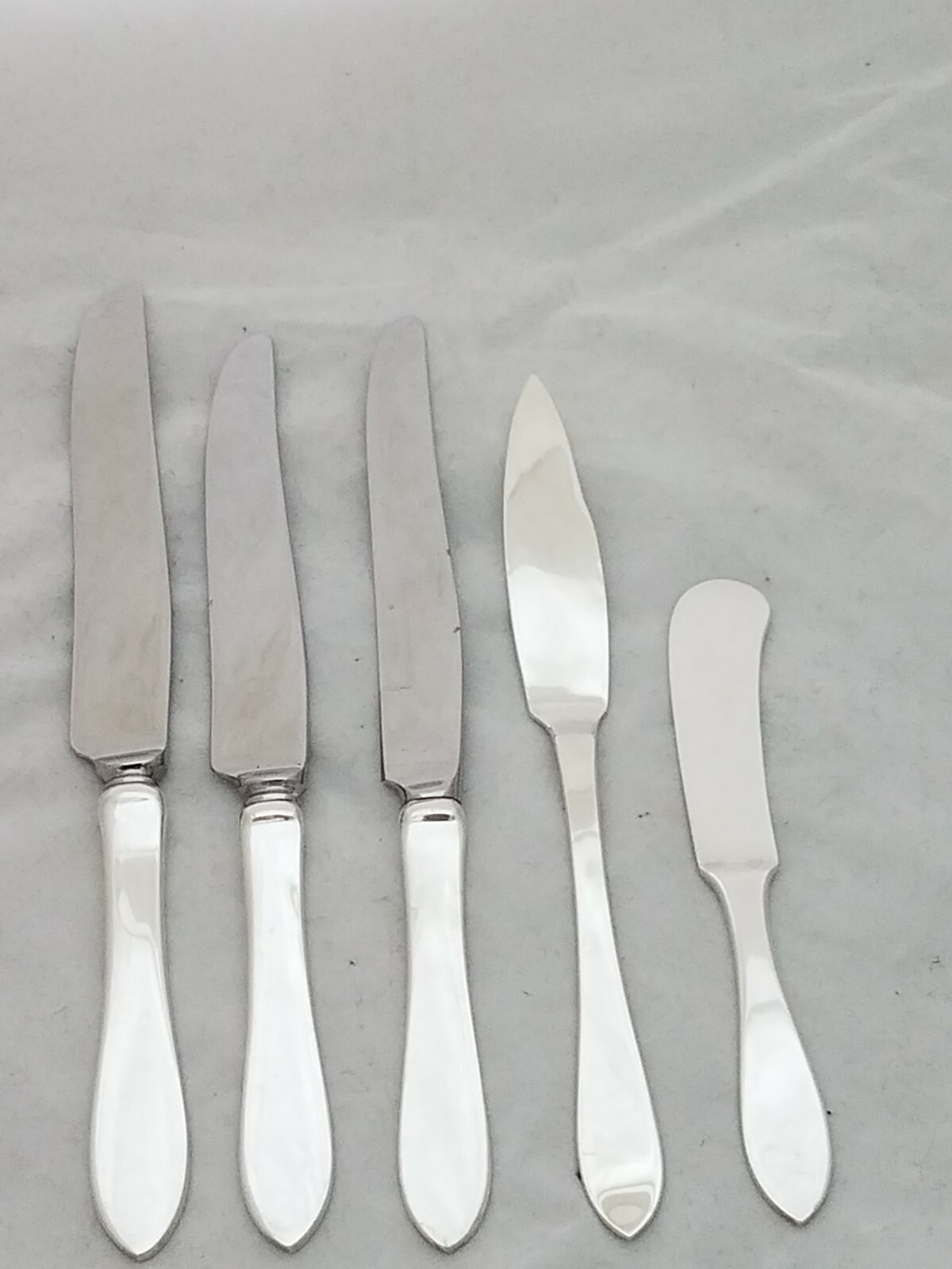 Lg 228pc Sterling ERICKSON Flatware Set w/ Servers PRINCESS handwrought ~no mono