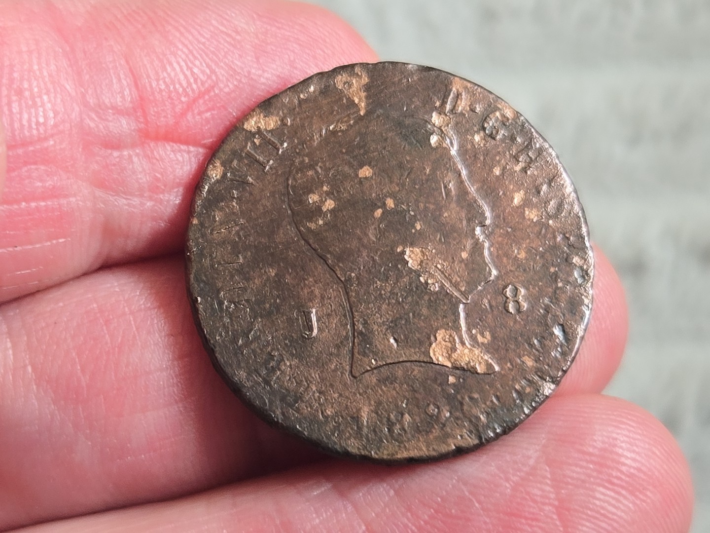 Coin Of Ferdinand V11 1826 AD Condition As Photos. LA542