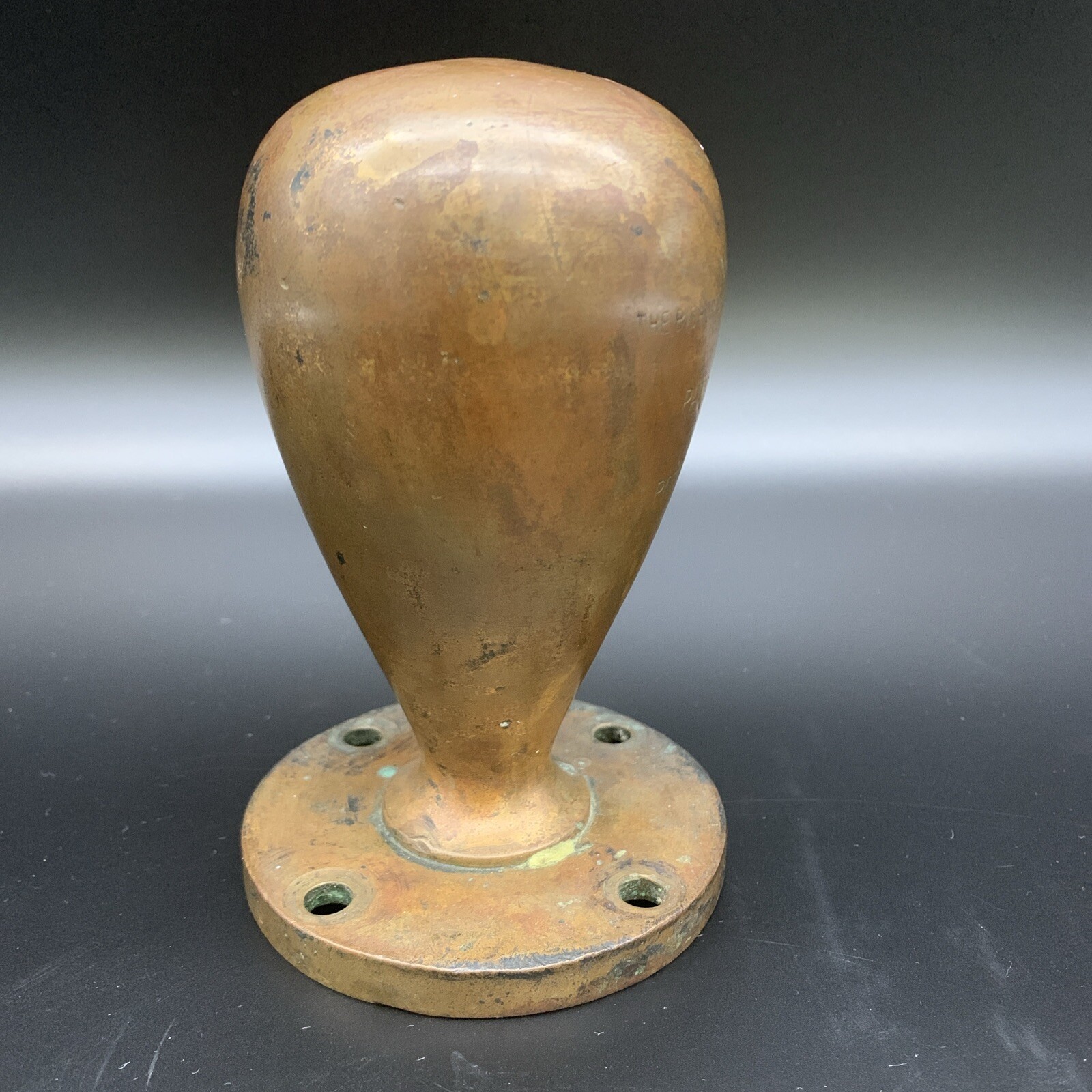 Antique Bishop & Babcock Co. Eureka 10 Brass 5 1/2 inches tall