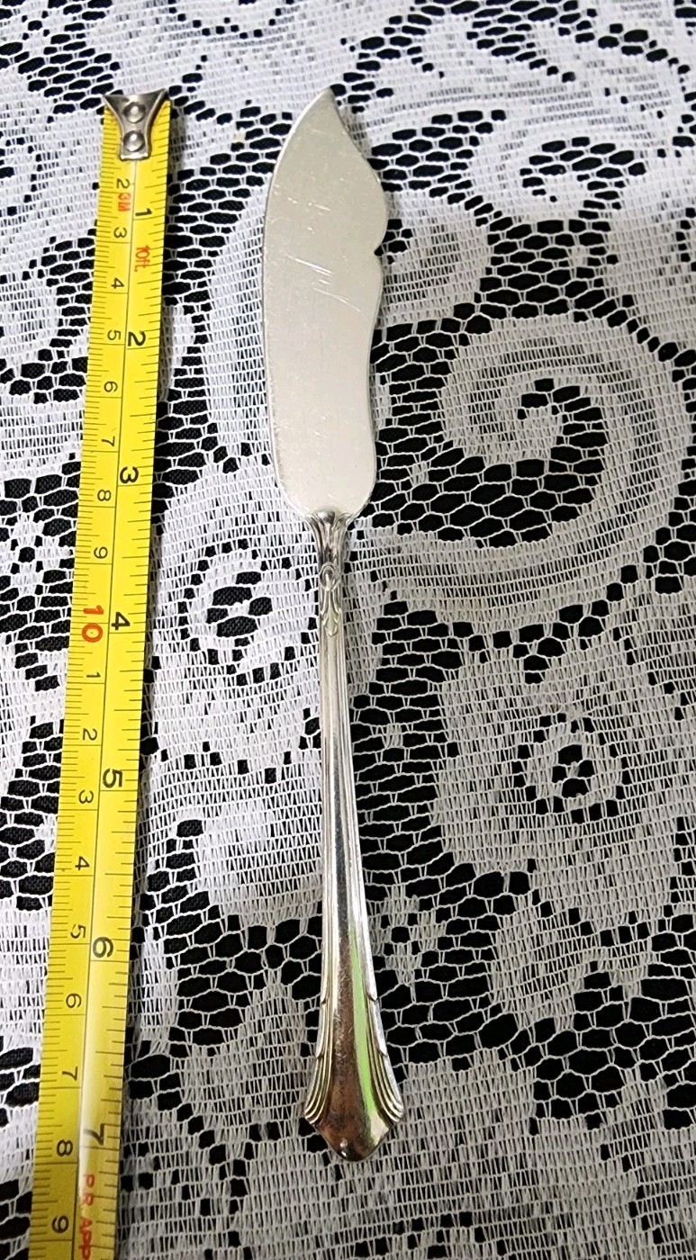 GORHAM ART DECO c1930 LADY CAROLINE SILVERPLATD “6 7/8” MASTER BUTTER KNIFE 🧈