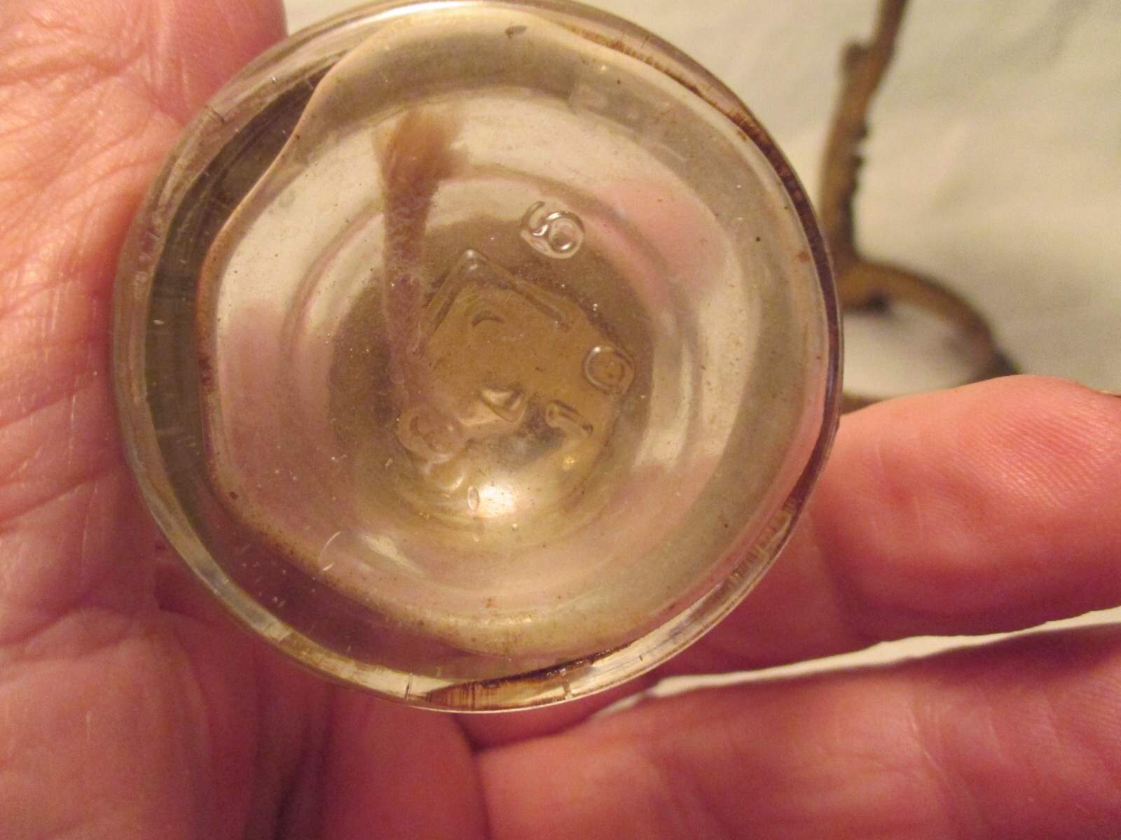 ANTIQUE~~VAPO CRESOLENE LAMP & BOX NO LID