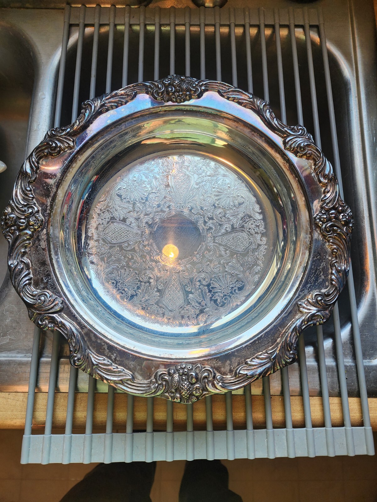 Vintage Reed & Barton #1626 King Francis Silverplate Silver 13” Round Bowl