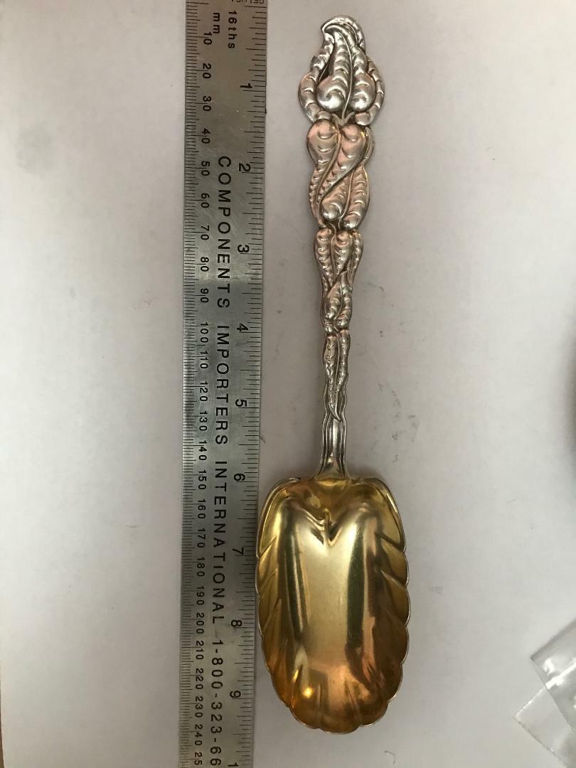 Tiffany & Co. Ailanthus (Atlantis) Serving Spoon, Gilt Bowl