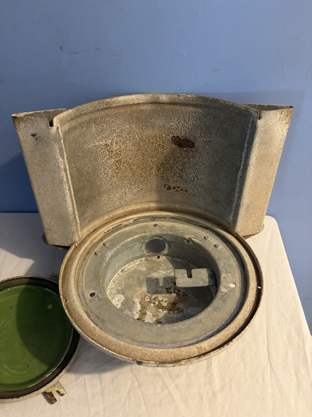 Vintage East German Nautical Ship’s Ship Port Starboard Boat Lantern Mast Light