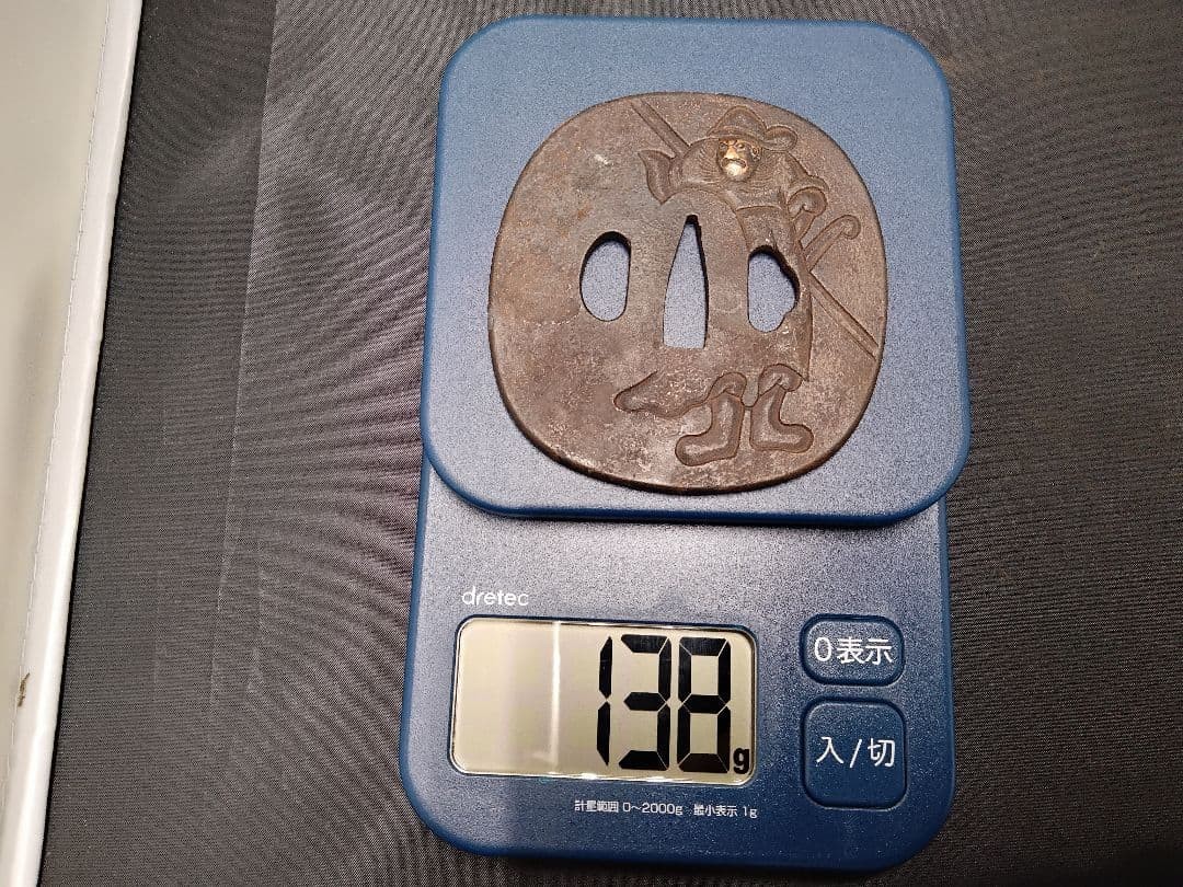 Iron Tsuba Shoki Edo Period M1147