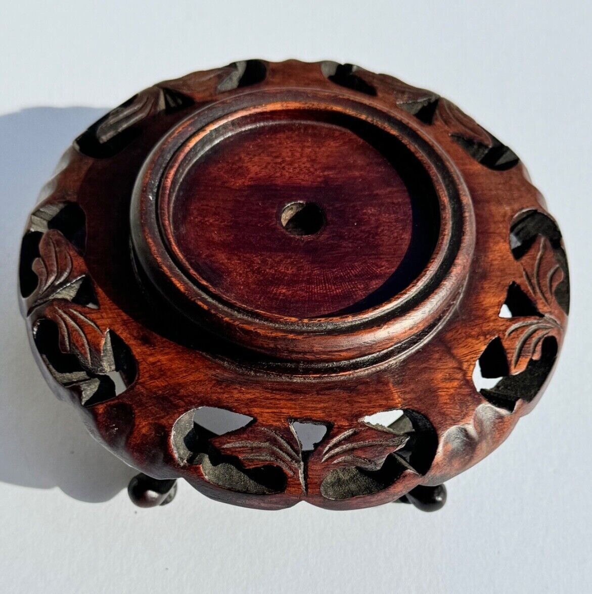 Antique Chinese Wood Stand – rosewood wood?