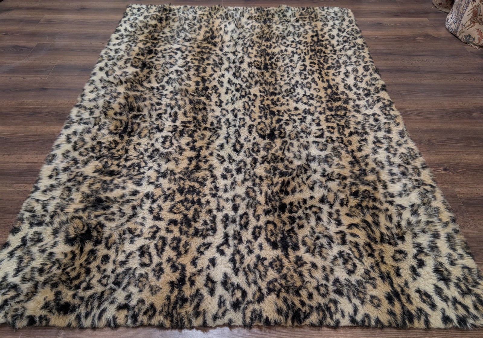 Leopard Print Area Rug 5×7