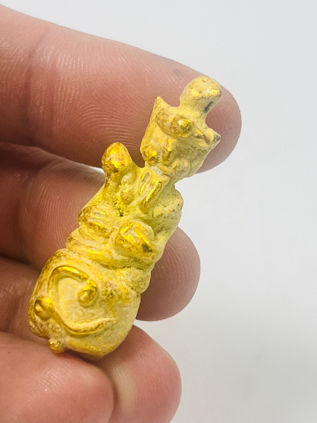 Laos Hermit Gold Leklai Buffalo Mountain Cave Love sex wealth attraction Amulet