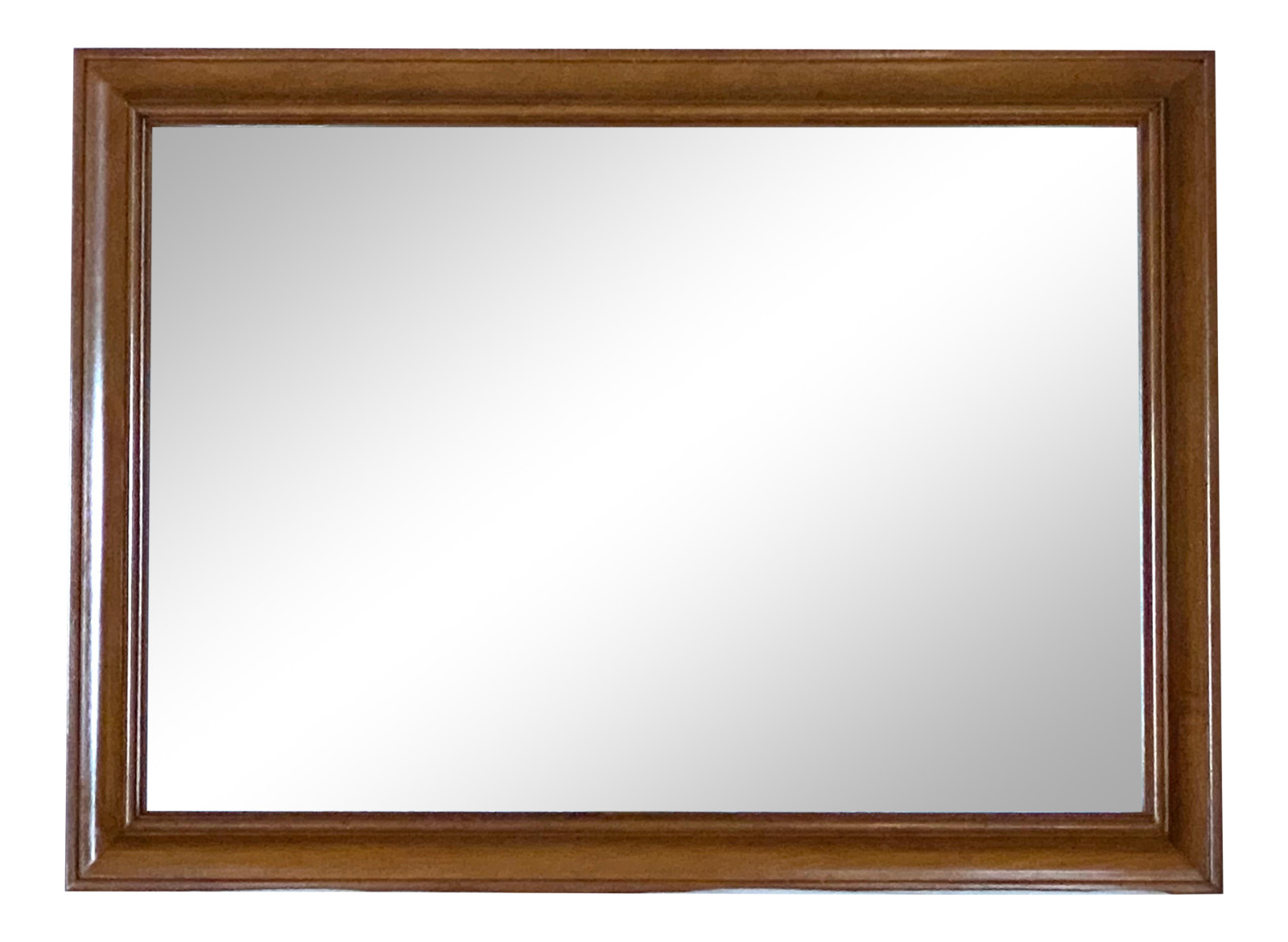 1950s Mid-Century Solid Maple Willett Wall Mirror