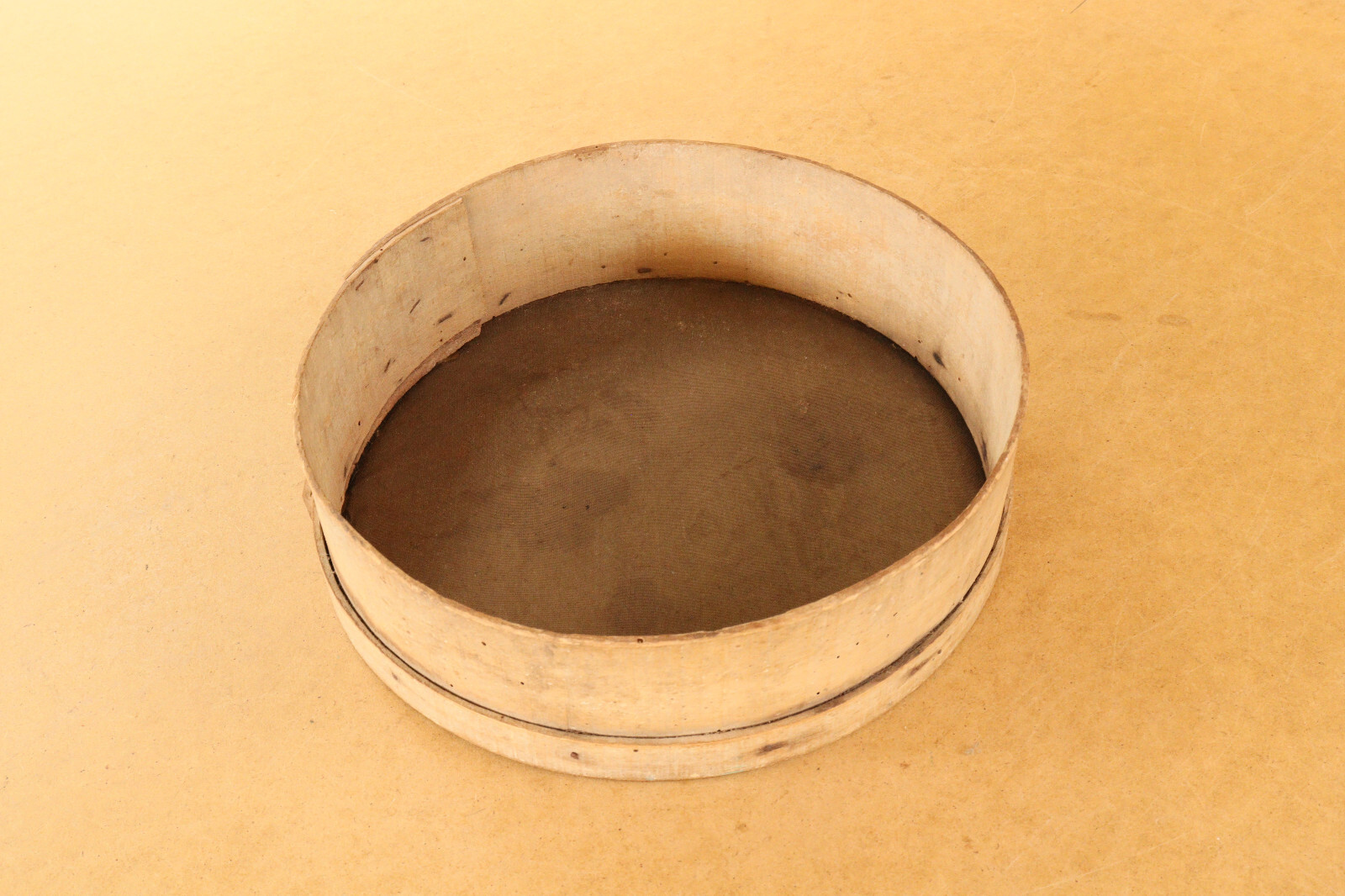 Vintage Flour Sifter Wooden Kitchen Sifter Sieve Colander Rustic Mid Century