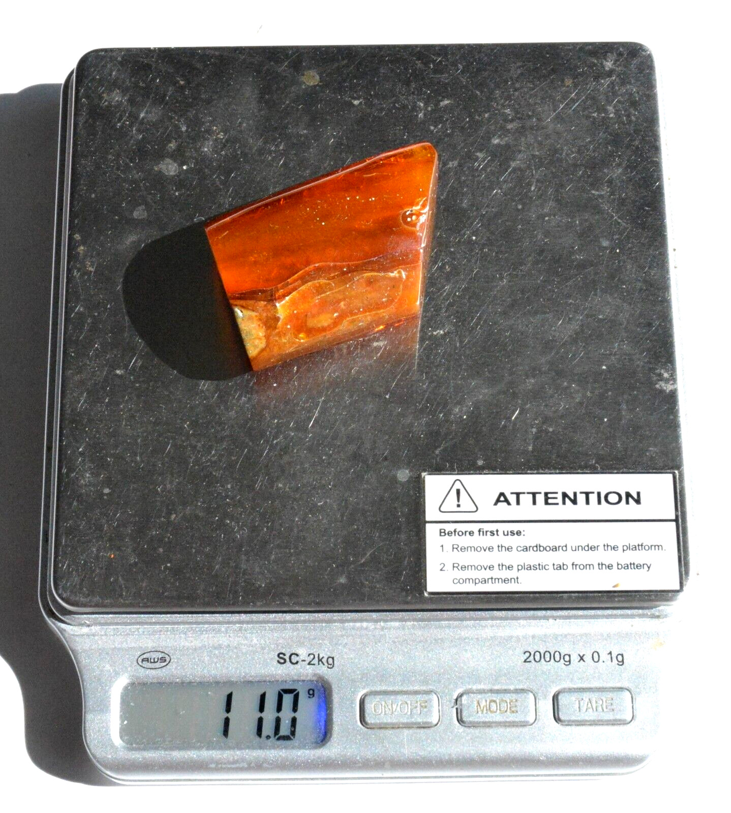 RUSSIAN SOVIET BALTIC AMBER BEAD GEMSTONE ROCK STONE PENDANT NECKLACE PIN BROOCH