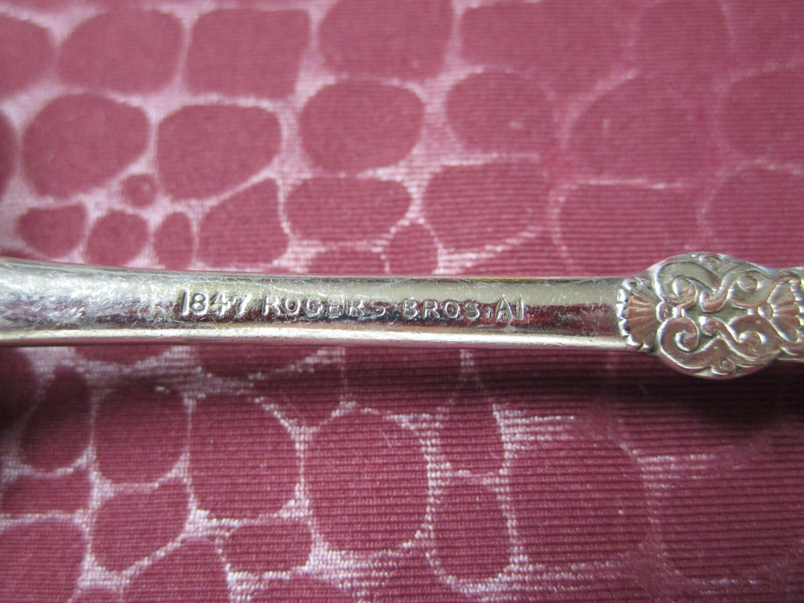 ARCADIAN 1884 Cake Server Engraved Blade Rogers Silverplate No Monogram G