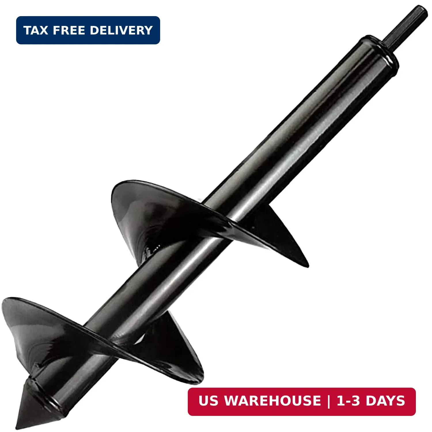 Auger Drill Bit for Planting 4″x12″,Garden Plant Flower Bulb Bedding Planter Aug