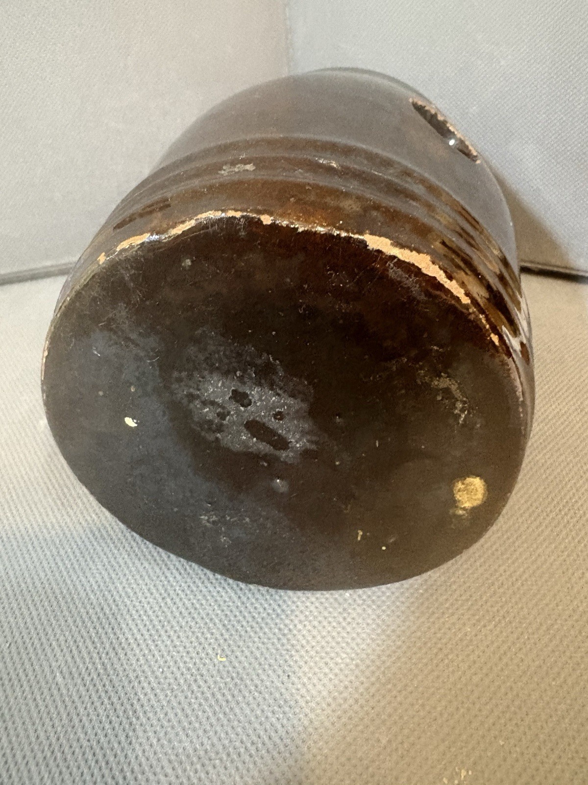 antique redware rumlet