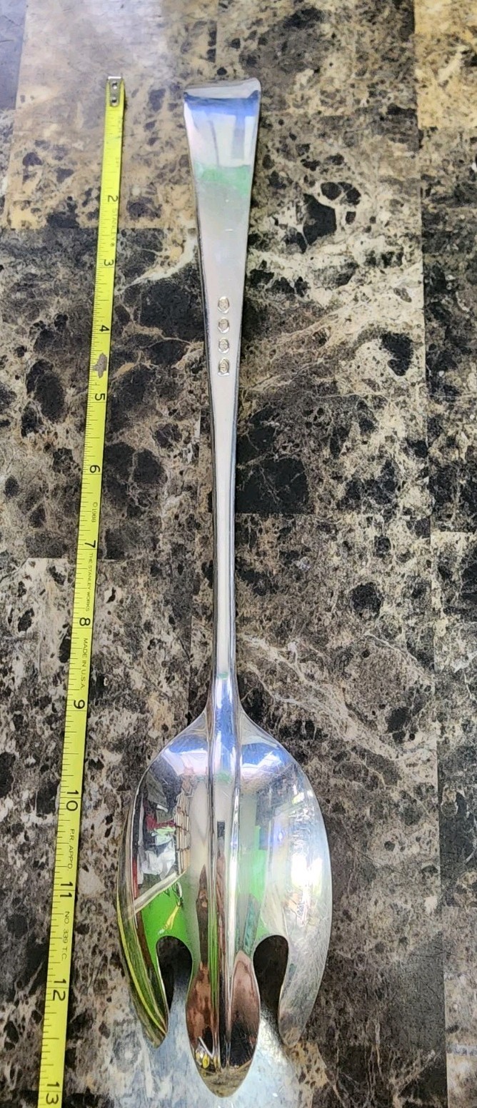 VINTAGE GEORGIAN PATTERN GARRITY SILVERPLATED SPORK/ FORK G 48 🥗🥘