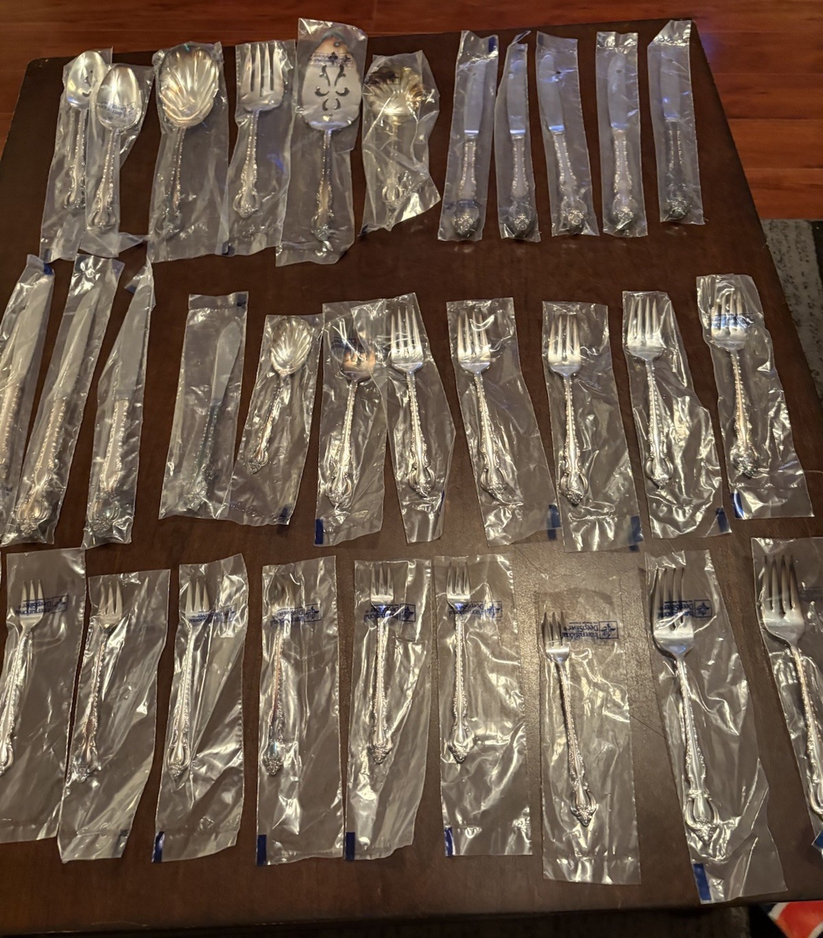 International Deepsilver Silverware Lot Of 72 And Box See Description