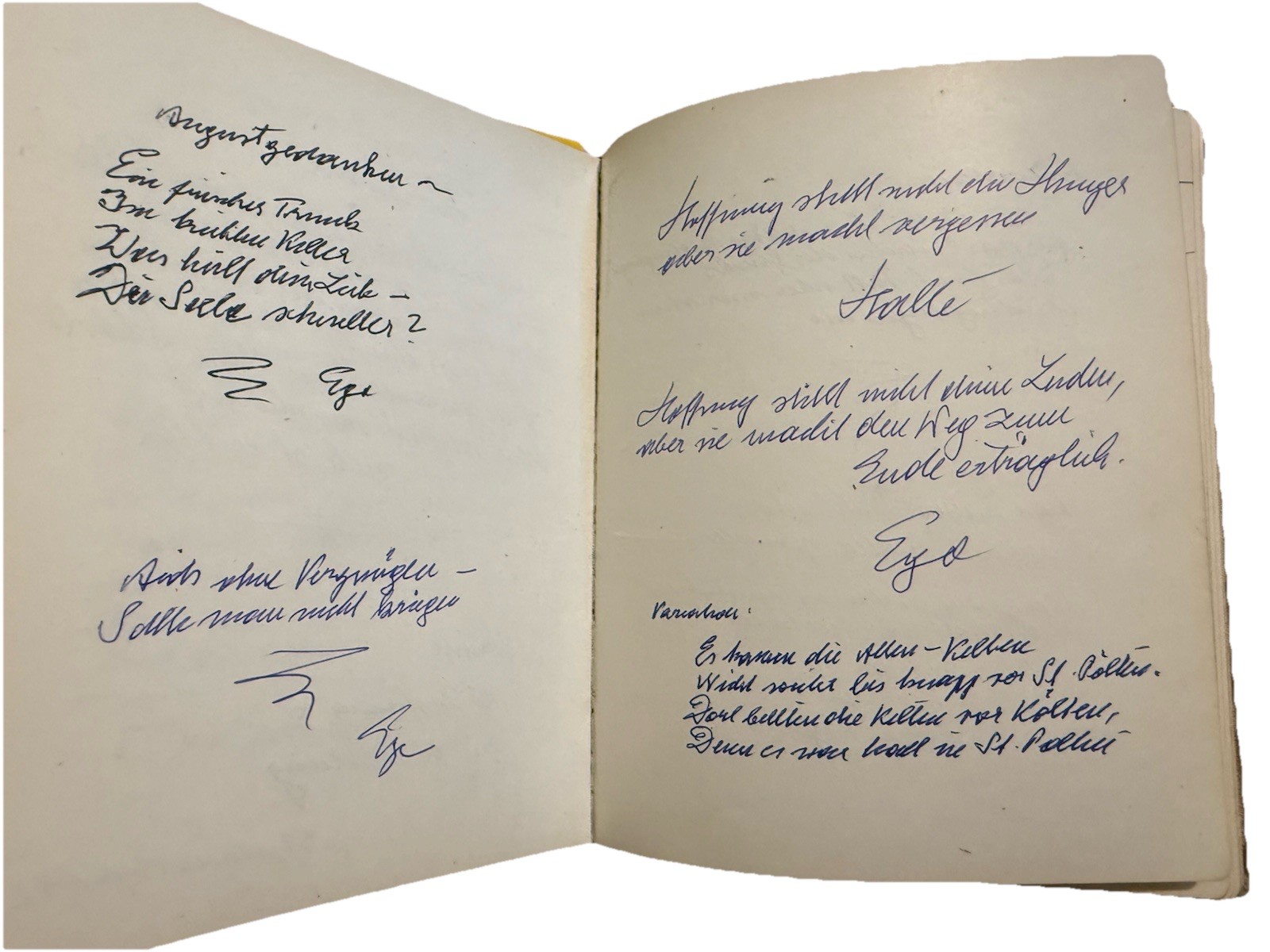 WIEN PROVERBS DIARY MANUSCRIPT AUSTRIA