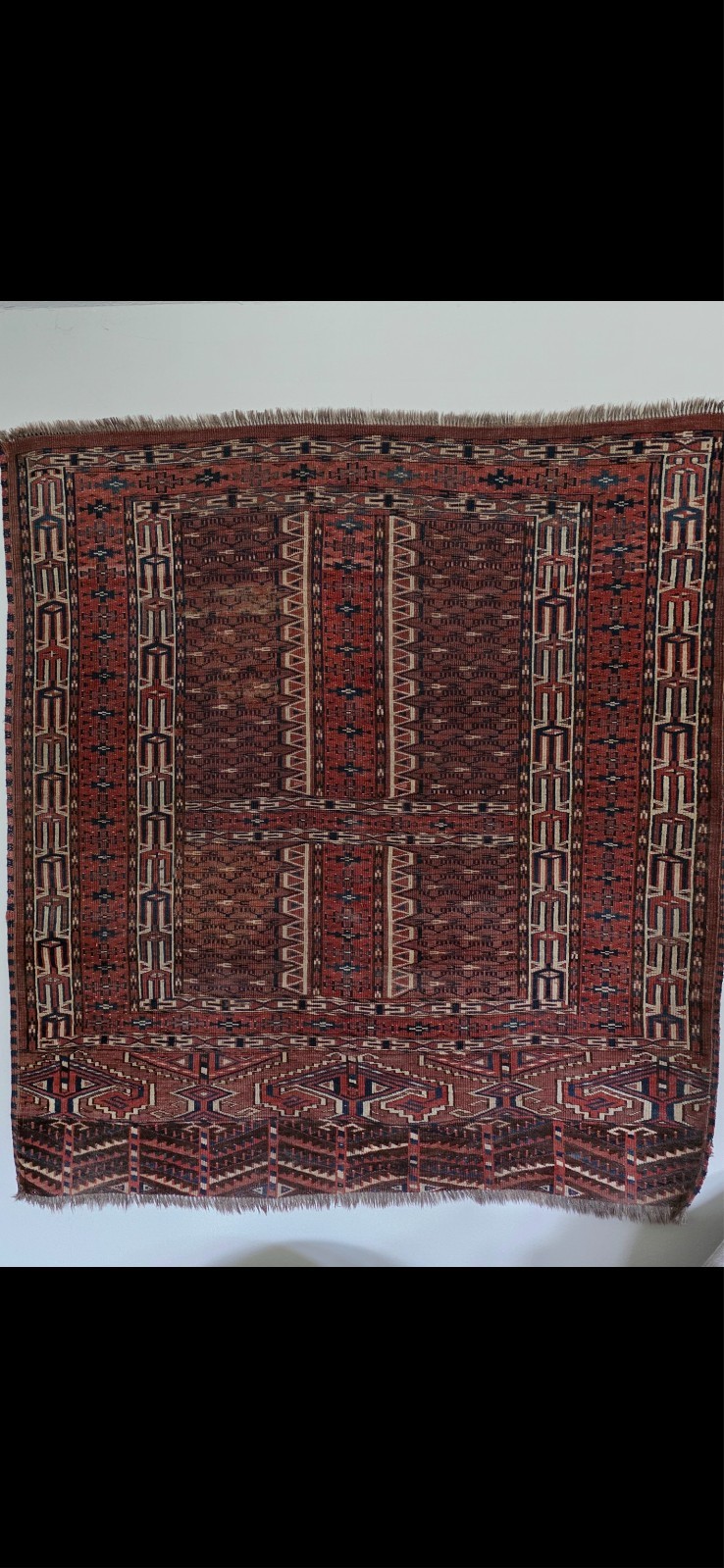 Turkomen Yamut Engsi, antique Turkomen rug