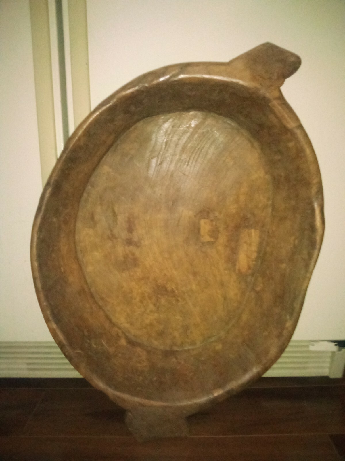Antique Carved Wood Trencher Dough Bowl – Primitive – LARGE