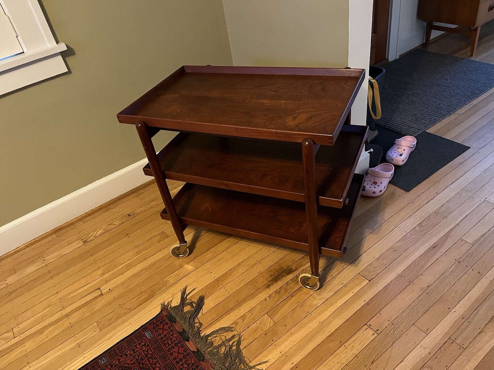 Mid Century Bar Cart