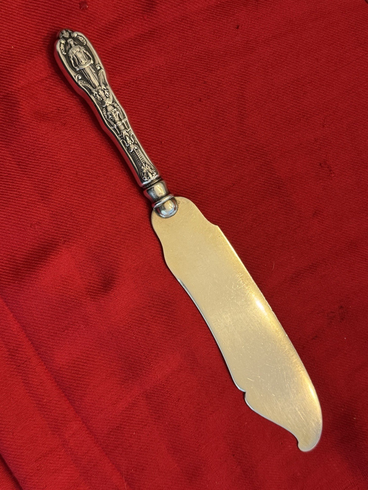 GORHAM MYTHOLOGIQUE ALL STERLING ICE CREAM SLICE 12 1/4” LONG 1894 178 grams
