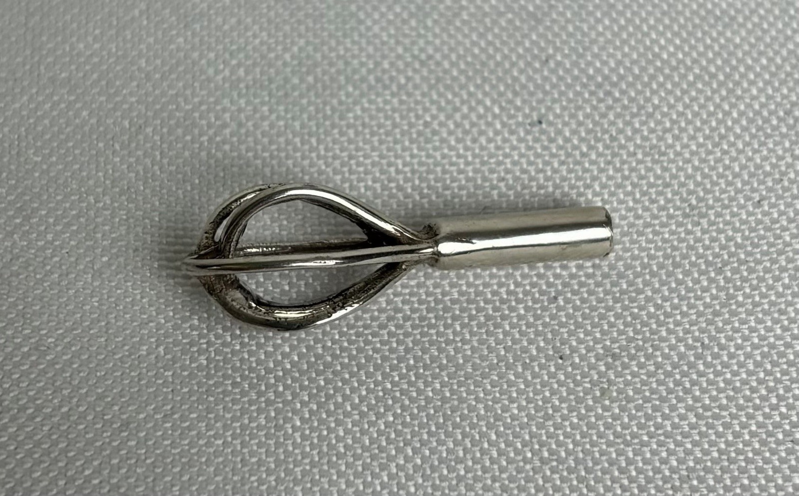 RARE Sterling Silver Miniature Chef Pan Lid Whisk 925 Skillet 1:12 Signed Vtg