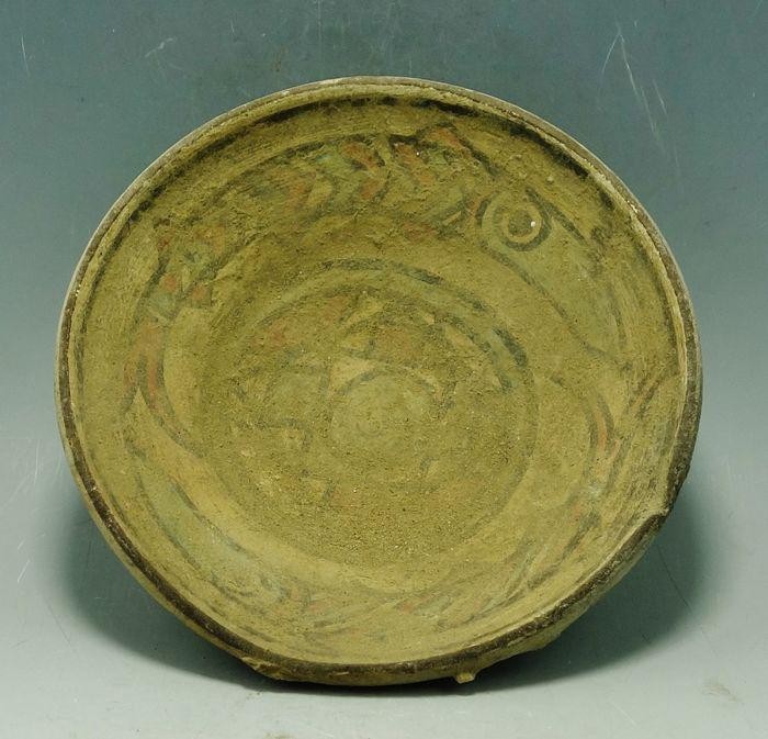 Ancient Indus Valley Terracotta Bowl with Two Fish Motif 3300-2000 BCE