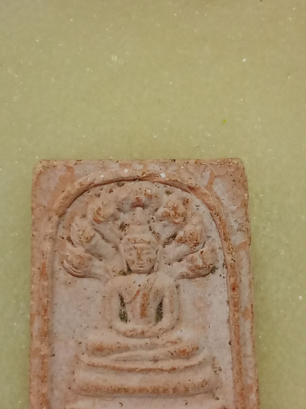Thai Amulet Phra Nak Prok Wat Saranath Rayong year 1973 by LP Tim Wat Lahan Rai