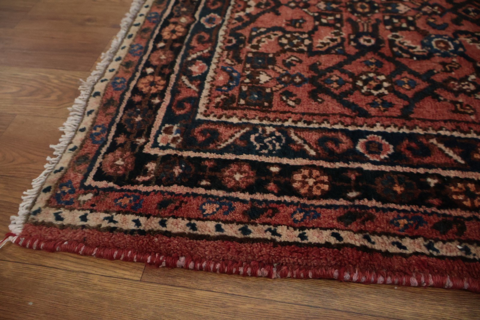 Elegant 10 ft Narrow Runner Rug 3×10 Rich Ornamental Design Handmade Wool Carpet