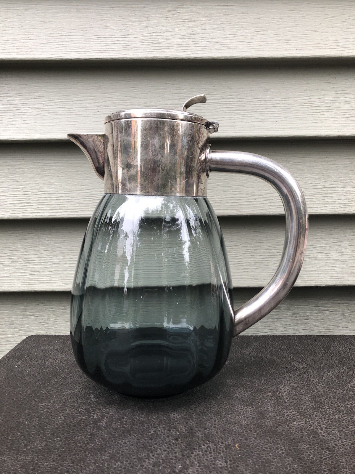 Silver Plated Water Carafe Eisenberg Lozano, Made in Germany 10.5” Tall