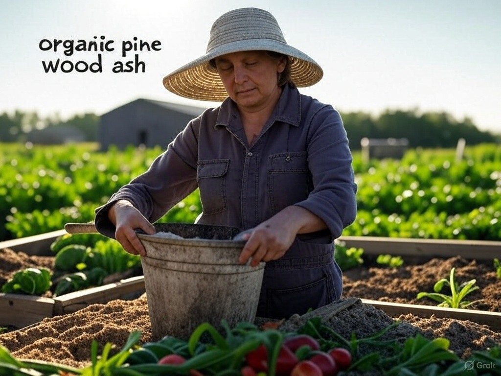 2. lbs organic pinewood ash