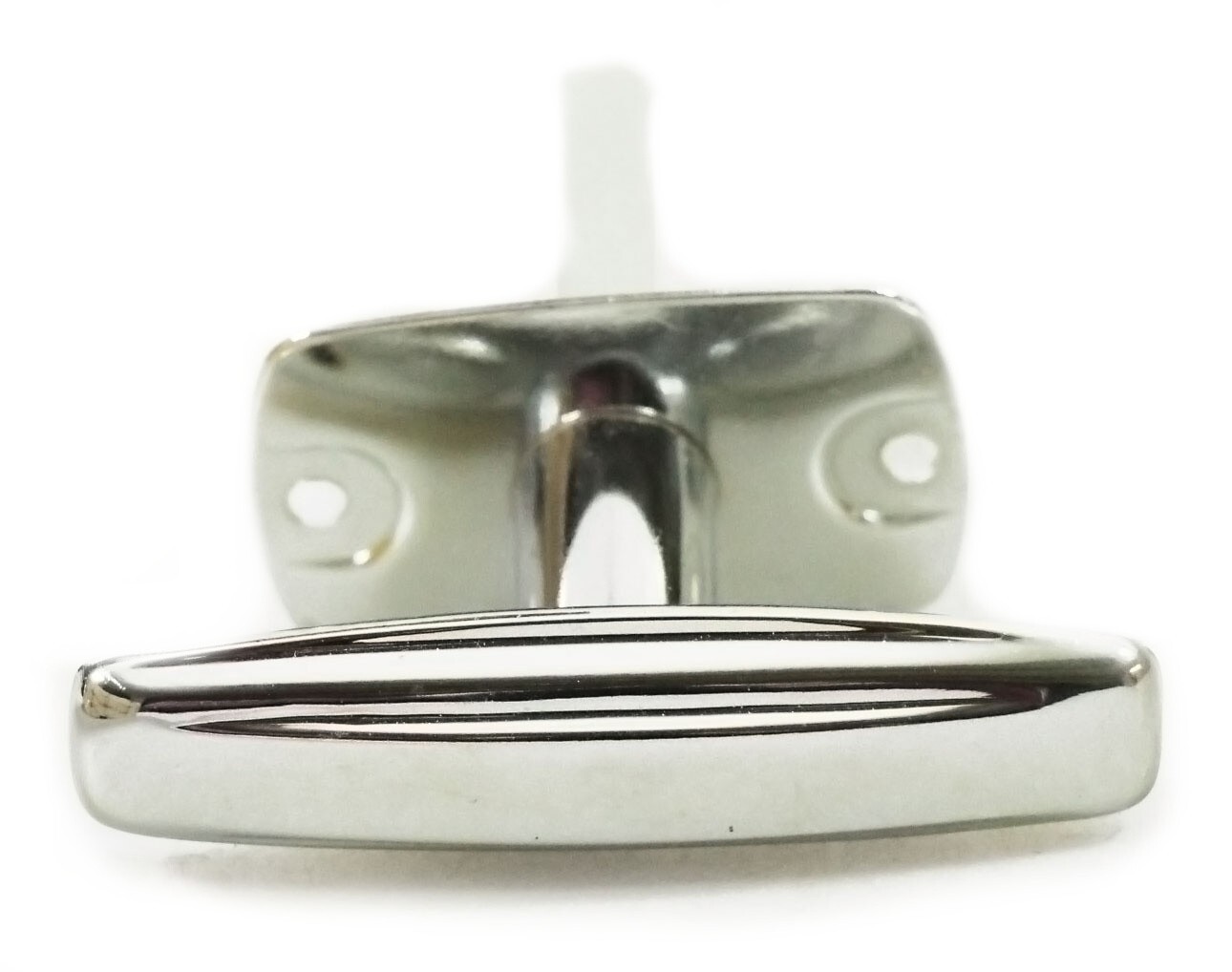 1950s Polished Nickel Over Brass Privacy Thumb Turn Latch