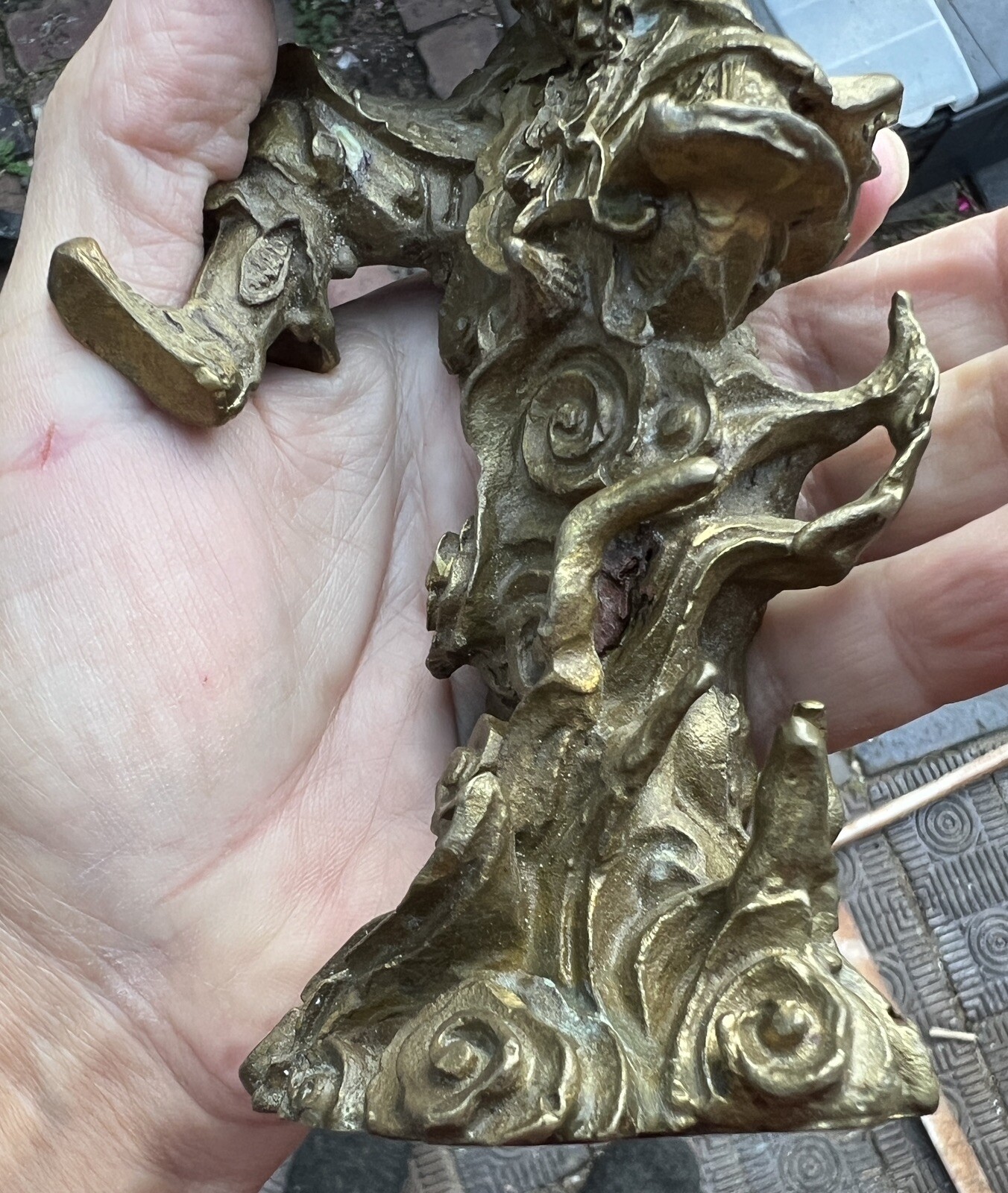 Solid brass bronze Monkey King Sun Wukong Monkey King God statue
