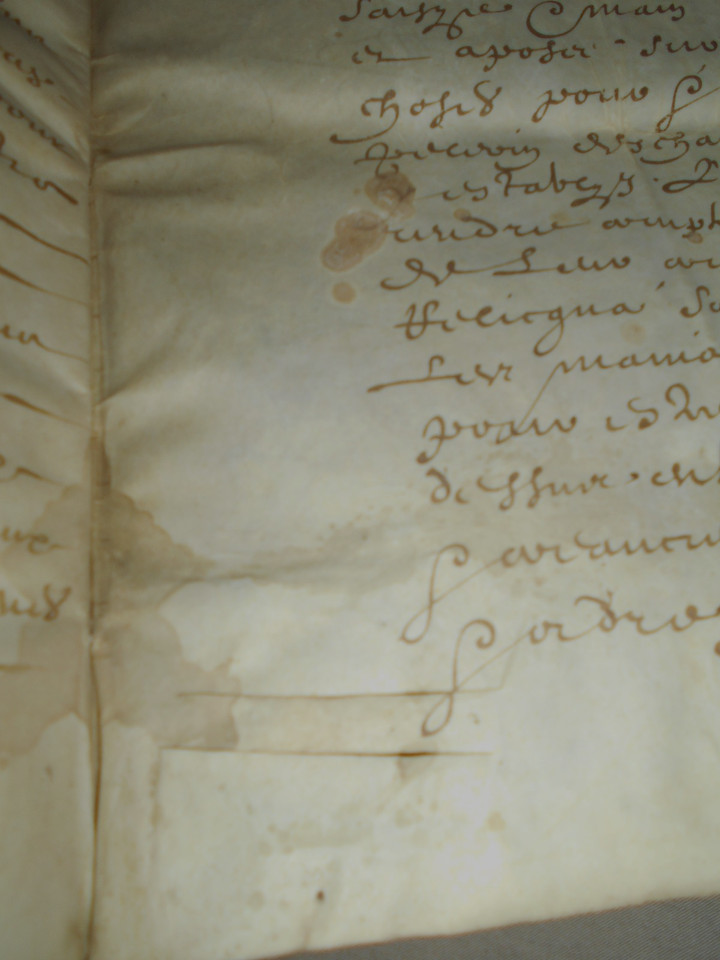 1626 antique parchment document manuscript 17th calligraphy signed 28 pages