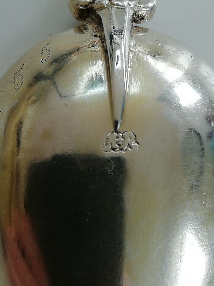 GALLEON TOPPED DUTCH SILVER SPOON – BY ALBERTUS ANTONIUS ROOSWINKEL (1771-1812)