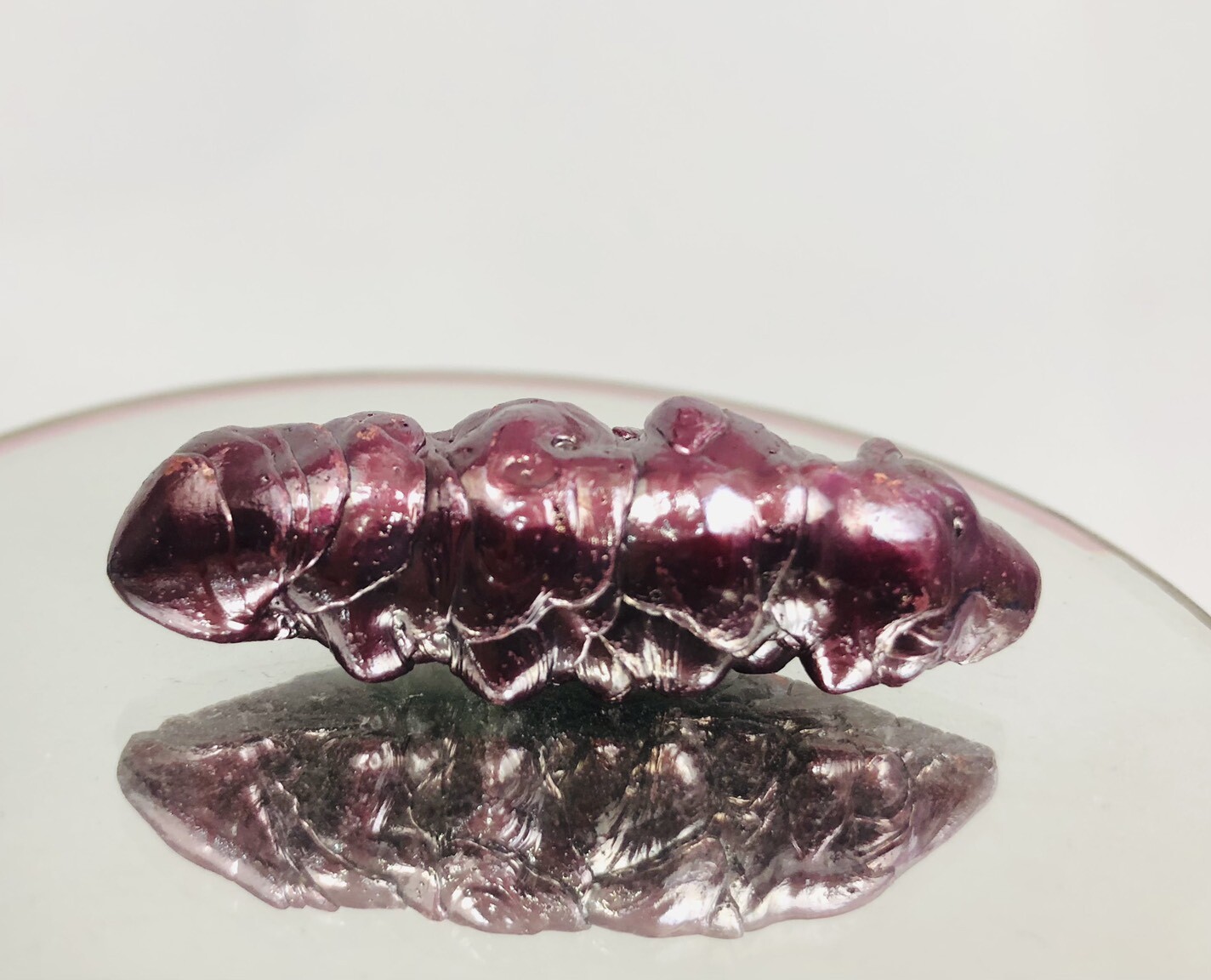 Super Rare Leklai Suriyan Racha Red Thai Amulet Magic Buddha Stone Lp Somporn