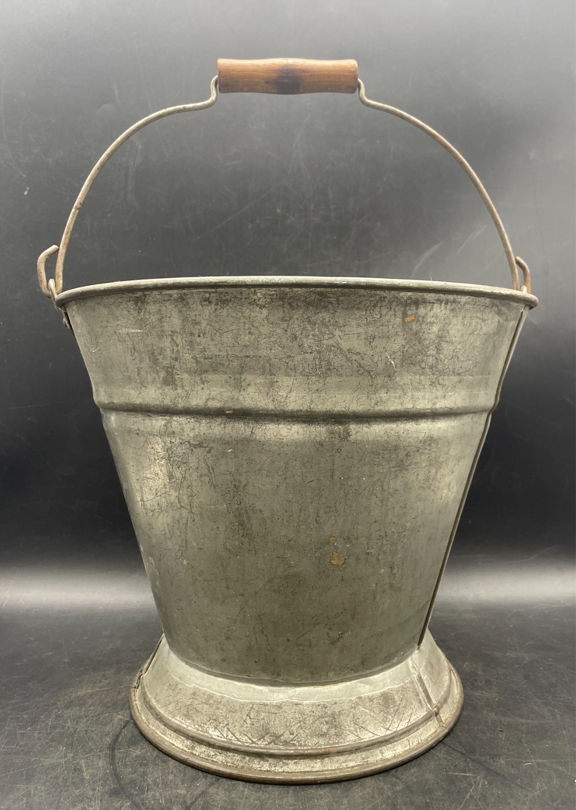 Antique Primitive Farmhouse Bucket Soldered Sheet Metal Kitchenware