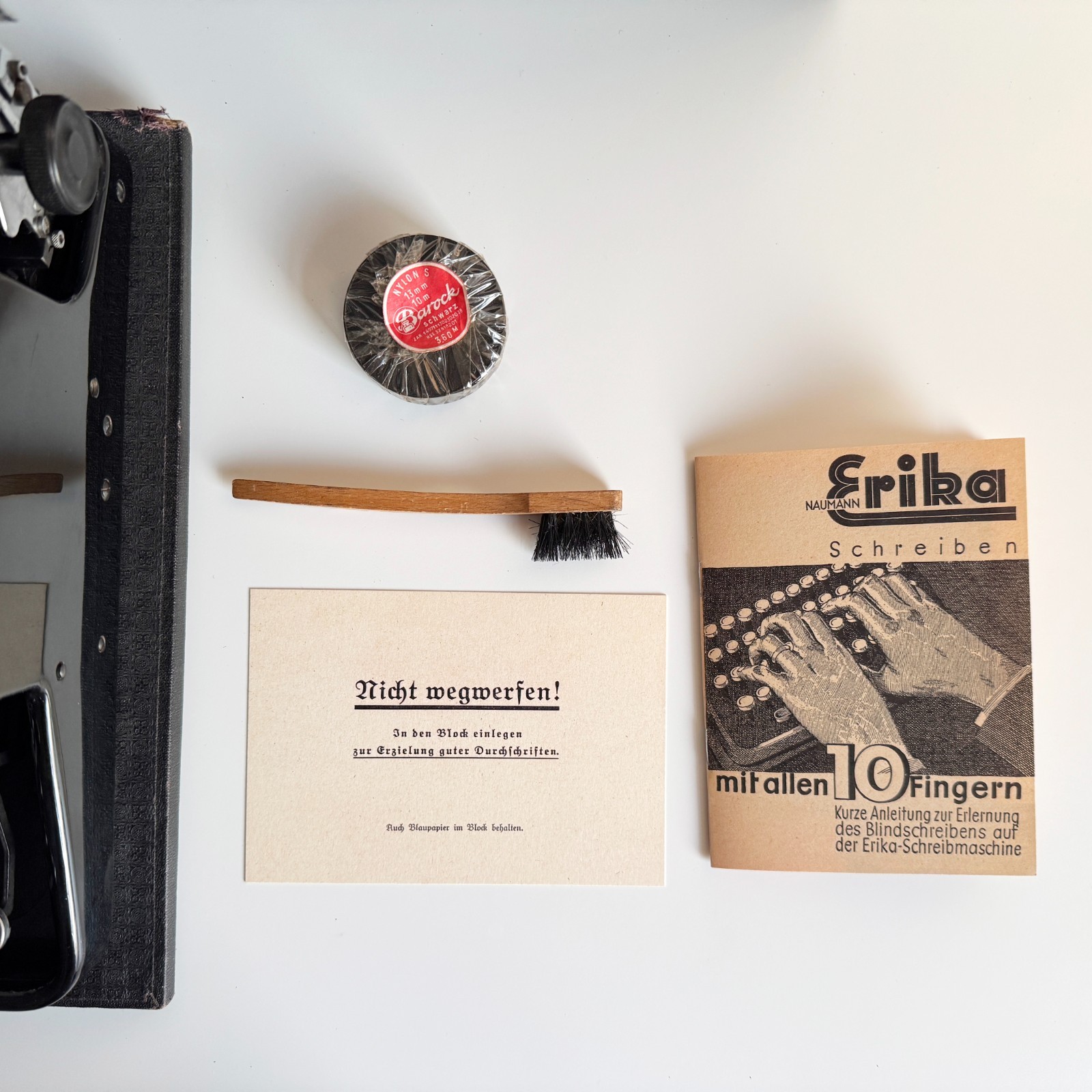 Erika 5 Typewriter | 1930s | Working | Serviced | UPS 3-Day to US/CAN