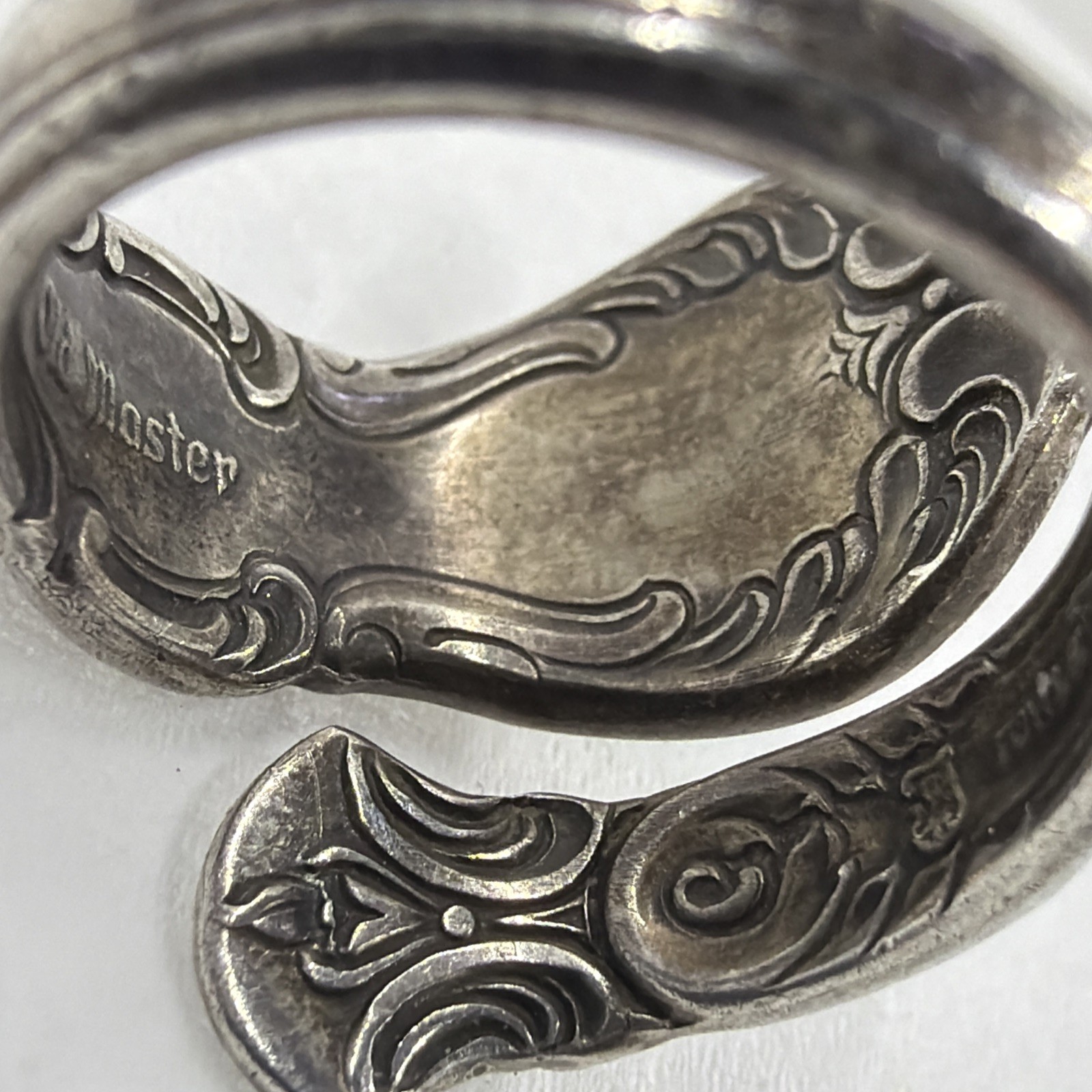 Sterling Silver & Turquoise Old Master 1942 Spoon Ring by Towel Small – Size 5.5