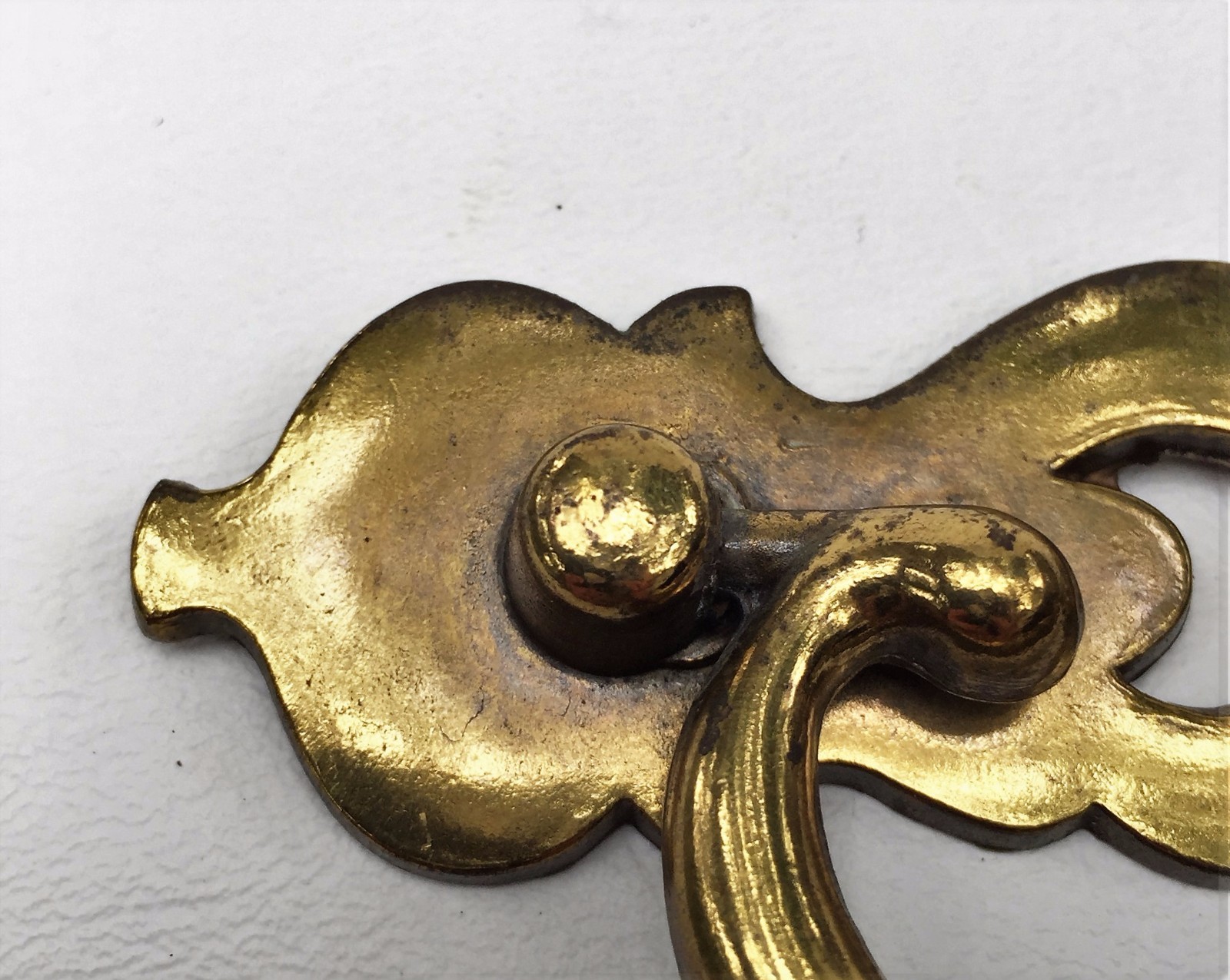 Antique Hardware Brass Chippendale Colonial Vintage Drawer Pull 2.5”centers