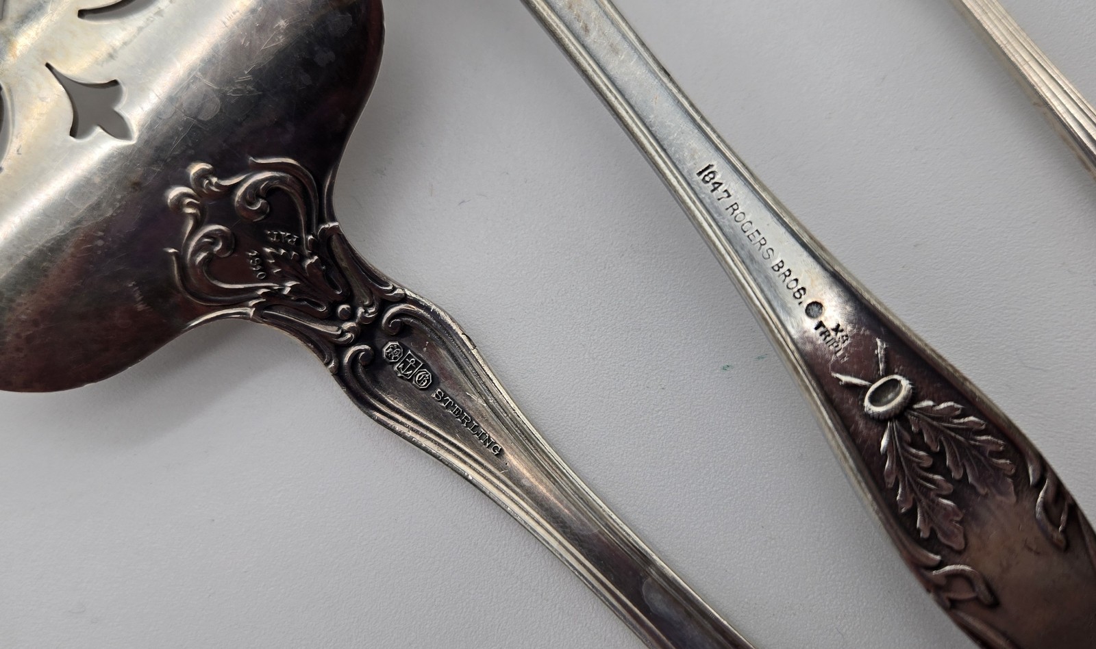 Antique 1905 Frank M Whiting Victoria-Florence Sterling Silverware Service for 8