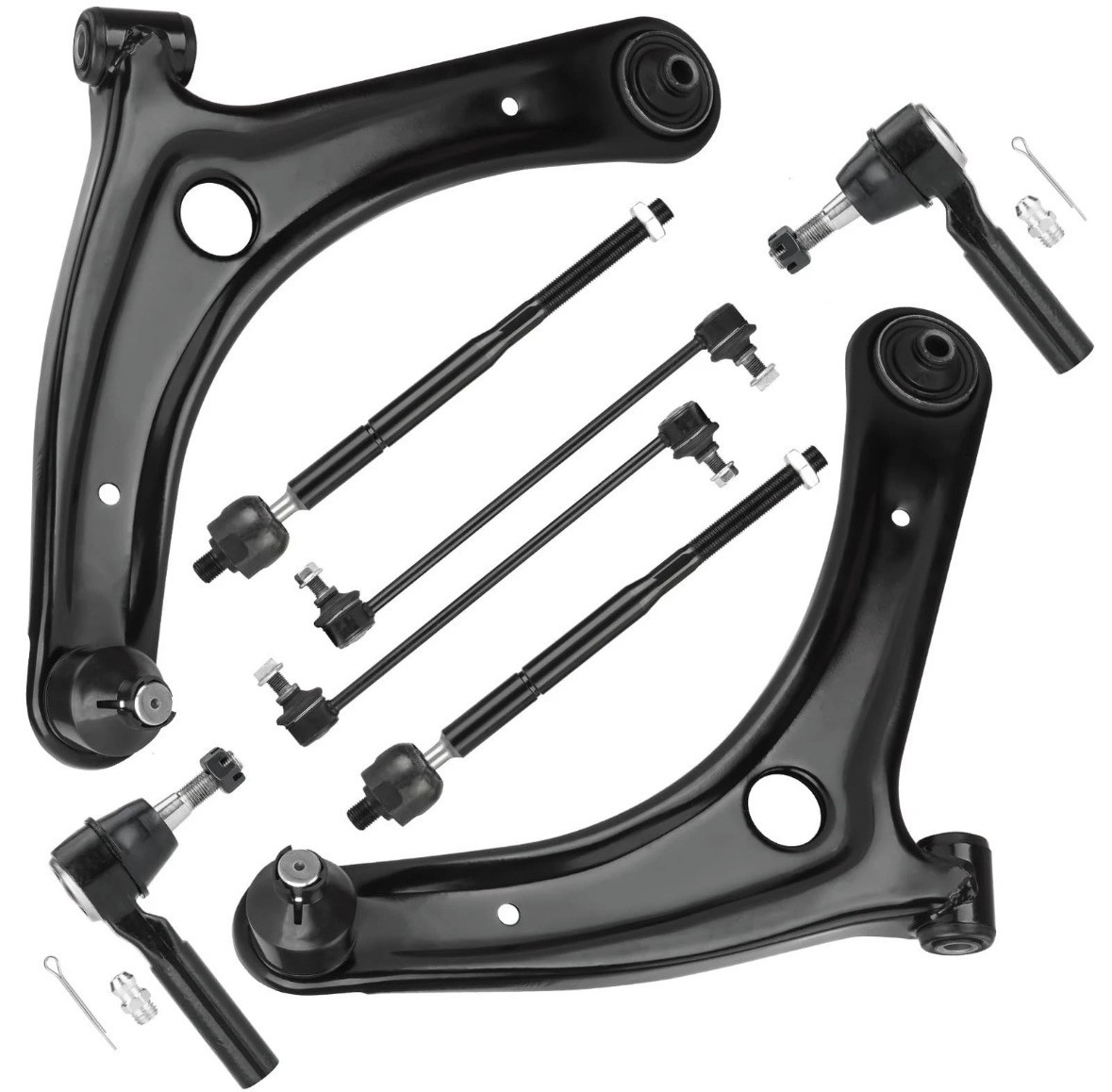 8PCS Front Suspension Lower Control Arms with Ball Joint Kit for Dodge Calibe…