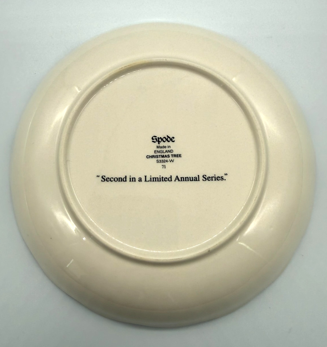 Spode 6.5” Christmas Tree Dish Second in Limited Series